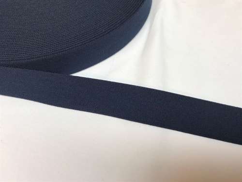 Blød elastik - velegnet til undertøj, 2,5 cm - ensfarvet, marineblå